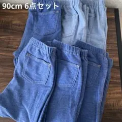 ユニクロ　レギンス　10分丈　デニムライク　90cm キッズ　ベビー　6枚