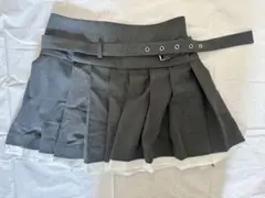 未使用　ZARA グレープリーツスカート