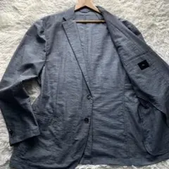 未使用保管品✨23区　テーラード　リネン　微ストレッチ　洗える　貝ボタン　XL