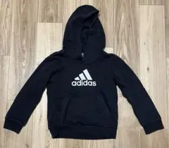 adidas 黒 フード付きトレーナー