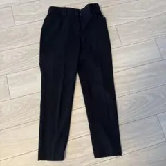 【美品】PLST リネンブレンドスティックパンツ　ネイビー　S