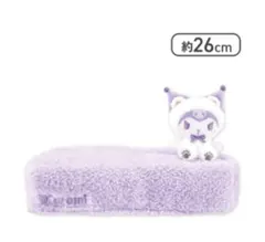 サンリオキャラクターズ　クロミ　マスコット付きティッシュボックスカバー