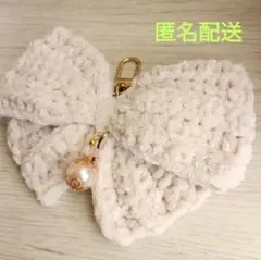 リボンチャーム（淡いピンク）