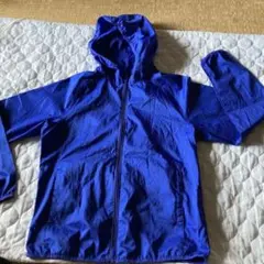 UNIQLO KIDSパーカー ポケッタブルパーカー　ブルー