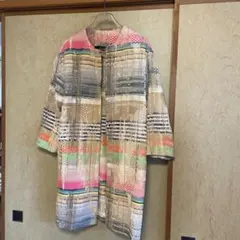 【美品】マウリッツォペコラーロ/40 ノーカラーコートのサムネイル