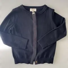 kate spade ネイビー カーディガン 120 リボンビジュー付き