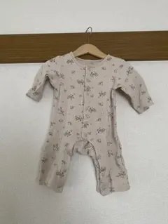 petit main 花柄 半袖ロンパース 70size