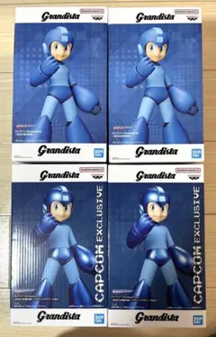 ロックマン Grandista フィギュア 通常 メタリックカラー セット