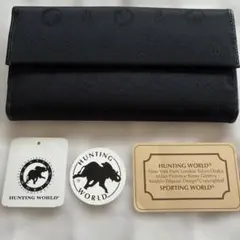 タ*ネ様 【新品】HUNTING WORLD 三つ折り財布 ☆廃番品 元箱付き