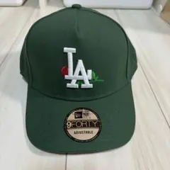 未使用　ニューエラ キャップ　LA ドジャース グリーン　緑　スナップバック