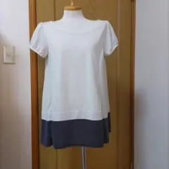 バイカラー パフスリーブ カットソーのサムネイル