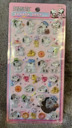 【正規品】　ボンボンドロップシール　スヌーピー&きょうだいたち