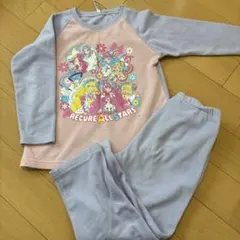 プリキュア 光るパジャマ 120cm フリース