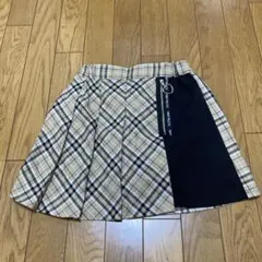 チェック柄スカート 150