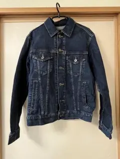 【ユニクロ】ダークブルー デニムジャケット Mサイズ