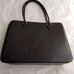 marie claire FORUM ブラックビジネスバッグ