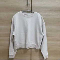 UNIQLO ユニクロ ベージュ クルーネック スウェット L