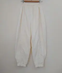 ヘリンドットサイ ナイロン ジョガーパンツ 白※新品※のサムネイル
