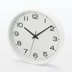 無印良品 アナログ時計　大　ホワイトのサムネイル