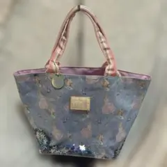 新品未使用 fafa フェフェ シンデレラ スパンコール トートバッグ