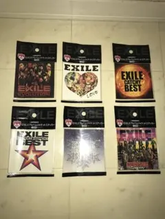 レア 非売品 EXILE アルバムジャケットステッカー 全6種