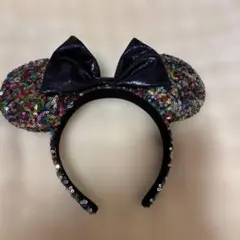 ミニー　ディズニー　スパンコール　カチューシャ　ランド　シー　被り物