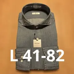 新品【スーツセレクト】［CLASSICO TAPERED］シャツL(41-82)