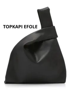 美品 [TOPKAPI EFOLE] フェイクレザー マルシェ ミニバッグ