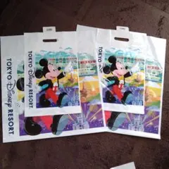 東京ディズニーリゾート ミッキーマウス ショッピングバッグ 5枚セット