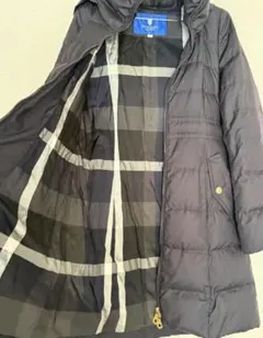 お値下げ‼️バーバリーブルーレーベルダウンコート紺色38