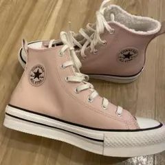 CONVERSE ALL STAR ピンク　スニーカー　ハイカット　厚底