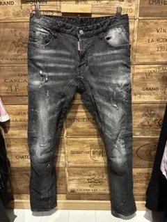 【値下げ対応可能‼️】 DSQUARED2 ダメージデニム ダディバイカー