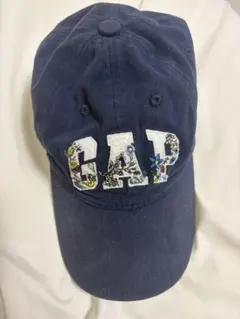 GAP ネイビー刺繍ロゴキャップのサムネイル