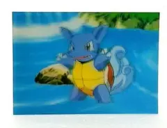 ポケモン カメール(みずべ11)3Dカード 明治(meiji)ミルクココアおまけ