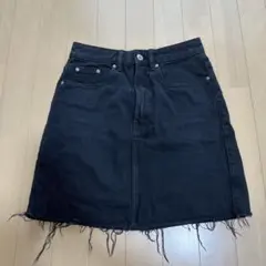 ZARA TRF ブラック デニム スカート