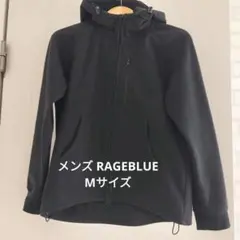 メンズ RAGEBLUE ブラックパーカー Mサイズ