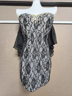 ❤️dazzy.キャバ.ドレス.レース.オフショル