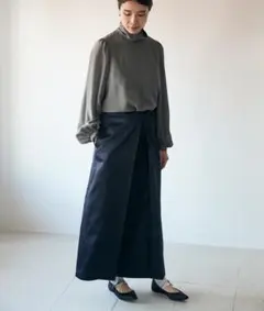 humoresque front tuck dress ブラック 38 - メルカリ
