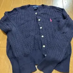 Ralph Lauren ネイビー カーディガン 120