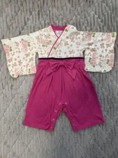 花柄袴ロンパース95cm以下