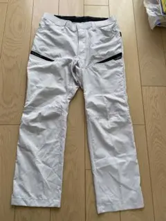 ワークパンツ ホワイト ジッパーポケット付きのサムネイル