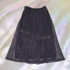 y2k フェアリーコア グランジ ロリータ フレア レース ロング スカート