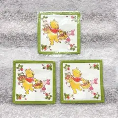 【新品未使用】 ディズニー くまのプーさん コースター3枚セット 三郷陶器