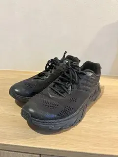 25.5センチ 2Eワイズ HOKA CLIFTON 10 オールブラック | Mercari