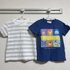 トップス　ポケモン　ボーダー　100cm 2点セット　まとめ売り　キッズ