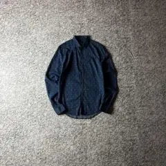 y*a様 【300円スタート】ZARA MAN ボタニカル　花柄　透け感　L/S