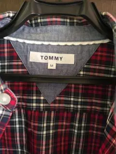 ‼️SALE‼️TOMMY チェック柄 長袖シャツ M