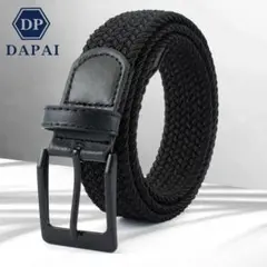 メッシュベルト ゴルフベルト メンズベルト ベルト サイズ調整 フリーサイズ 黒