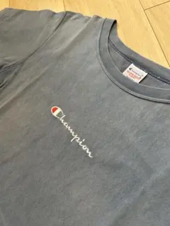 Champion リバースウィーブTシャツ C3-M304 厚手　サックスブルー