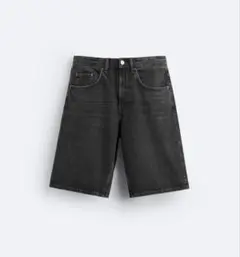 Zara ブラックデニム ジョーツ